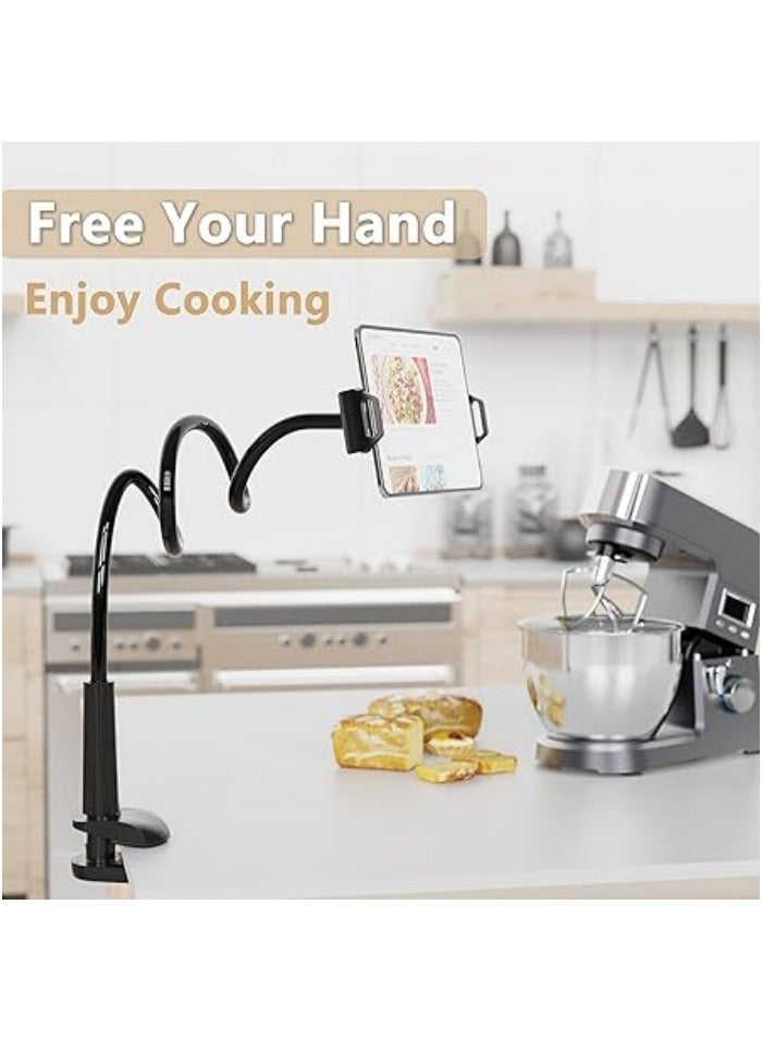 Stand Holder, Mount Holder Clip with Grip Flexible Long Arm Gooseneck Compatible with ipad iPhone. - Image 3